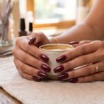 Tapered Square French Tip Nails