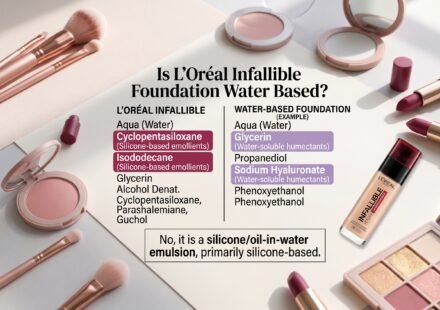 Is L’Oréal Infallible foundation water based guide