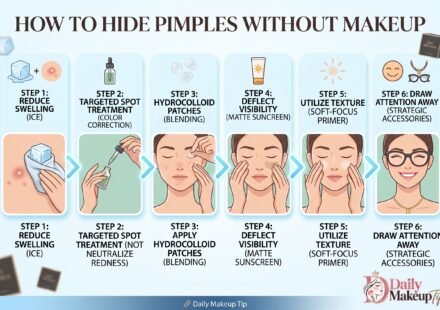 how to hide pimples without makeup