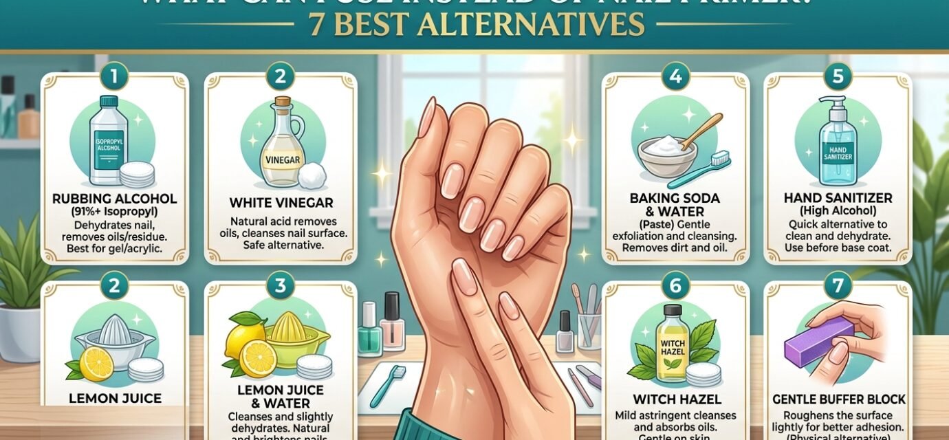 What can I use instead of nail primer nail prep alternatives