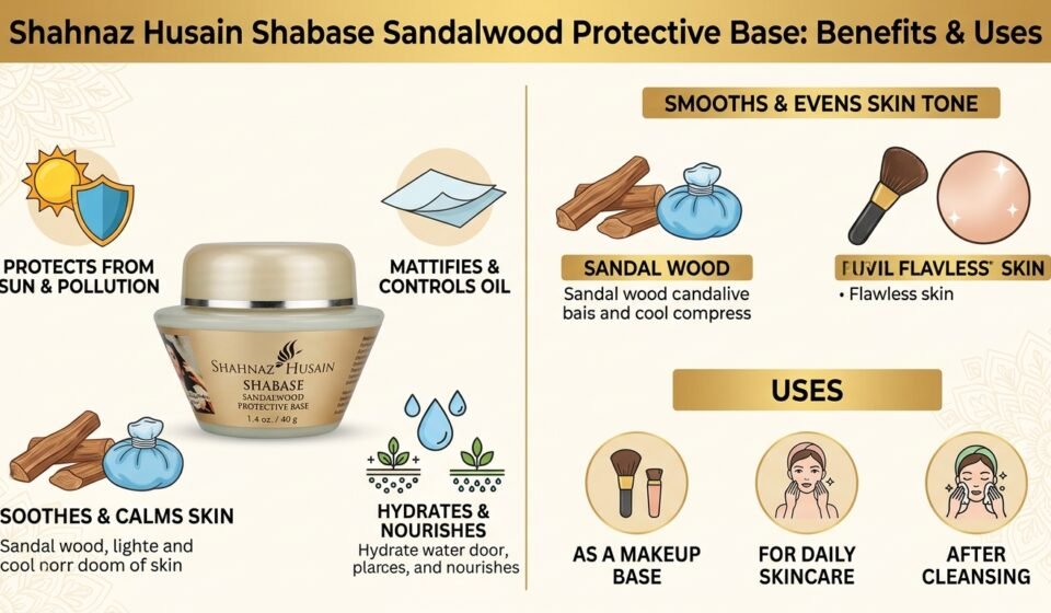 Shahnaz Husain Shabase Sandalwood Protective Base skincare product