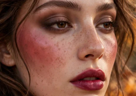 Fall berry blush smudged smoky eye 2026 look