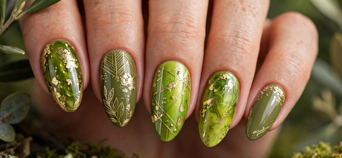 peridot nail designs