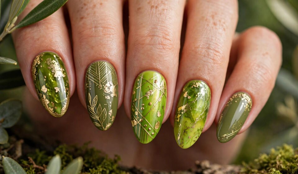peridot nail designs