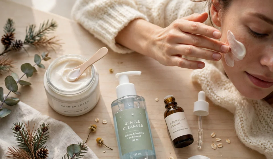 Winter skin barrier routine 2026: repairing dry, damaged skin before winter